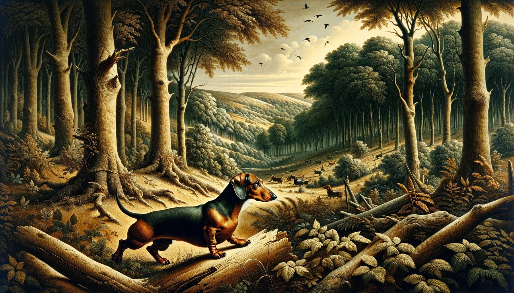 The Dachshund's Unique Hunting History and Instincts